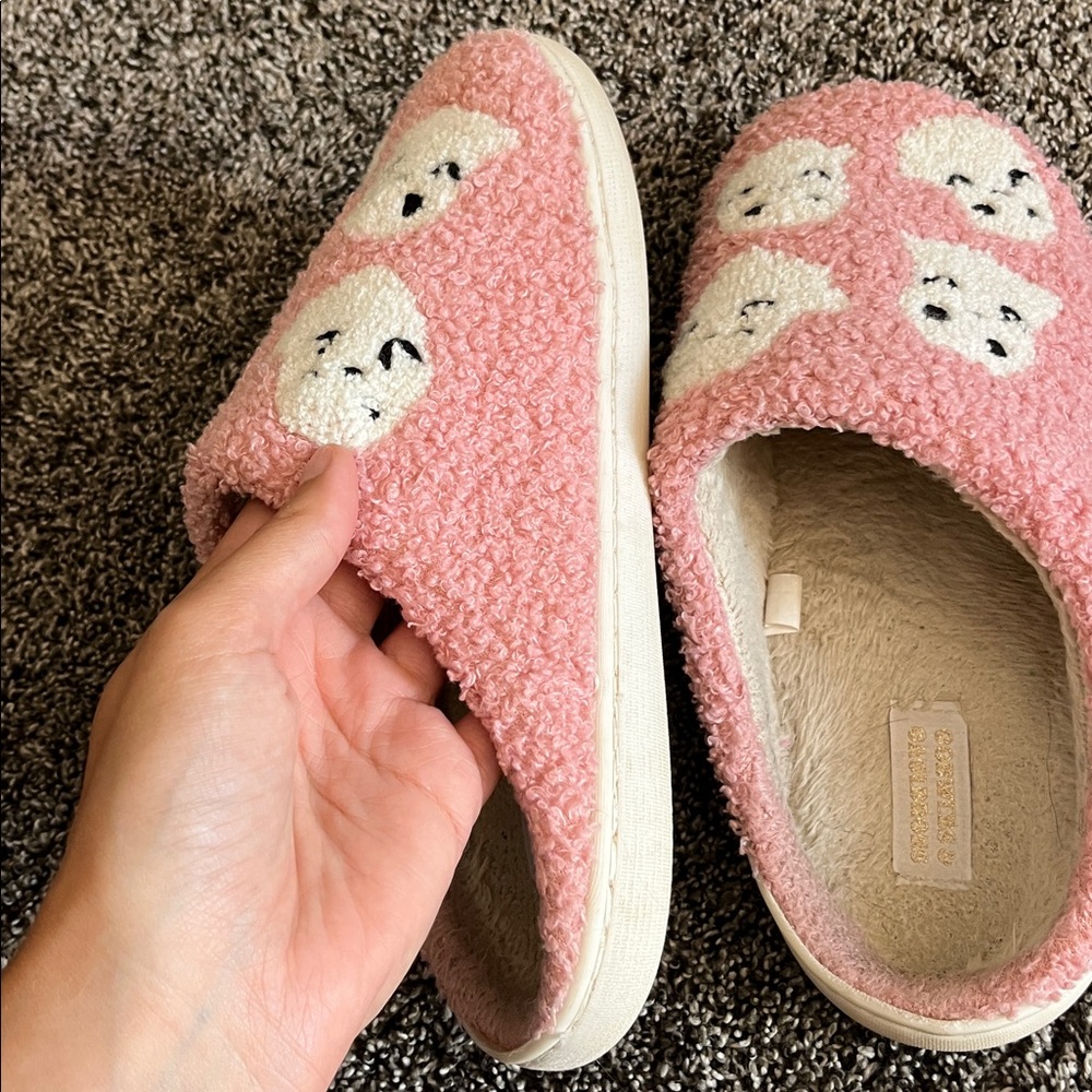 Pink Ghost Pattern Slippers - Picture 5 of 11